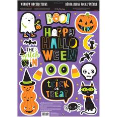 Halloween Decals & Wall Decorations Amscan Decal Hallo-Ween Friends Window Glitter