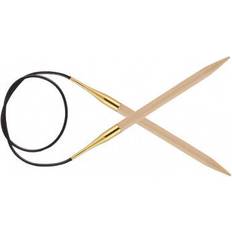 Knitpro Basix Birch Fixed Circular Needles 80cm 3mm