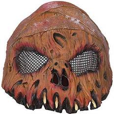 Orange Masker Bristol Horror Pumpkin Half Rubber Mask