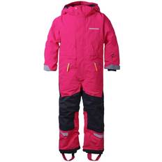 Didriksons Vahvistetut Polvet Lumipuvut Didriksons Lynge Kid's Coverall Tracksuit - Vaaleanpunainen