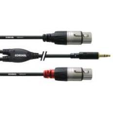 2XLR-3.5 mm M-F