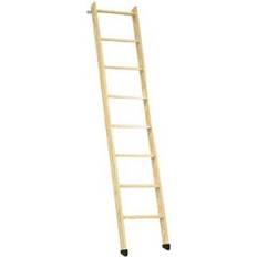 Yksiosaiset tikkaat Dolle Parvitikkaat 2050mm, käsittelemätön mänty/pyökki