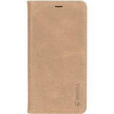 Krusell Sunne 4 Card FolioWallet Protection à rabat pour téléphone portable cuir véritable noir vintage pour Apple iPhone XS Max