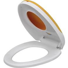 vidaXL Copriwater Con Chiusura Ammortizzata Bianco Giallo Per Adulti Bambini