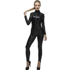 Smiffys Catsuit Svart Maskeraddräkt