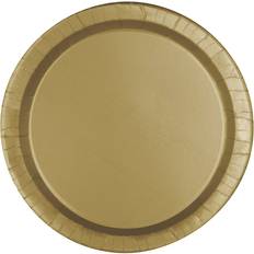 Paper Plate Gold 8-pack