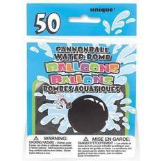 Black Balloons Unique Party Latex Ballon Cannonball Water Black 50-pack