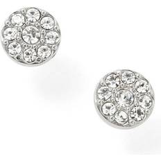 Fossil Damen Ohrringe Fossil Disc Earring - Silver/Transparent