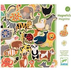 Métal Figurines Magnétiques Djeco Magnets with Different Animals