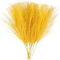 Gule Fjær Synthetic Feathers 15 cm Yellow 10 Pcs