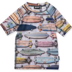 122/128 UV-shirts Molo Neptune Rashguard Patterned T-shirt - Gedessineerd