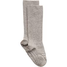 9-12M Sokker Go Baby Go Bamboo Non Slip Socks - Grey Melange