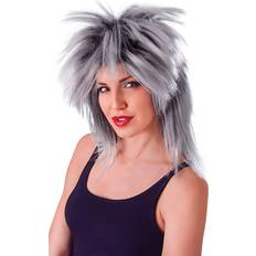 Grey Short Wigs Fancy Dress Bristol Tina Two Tone Wig