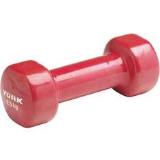 Cheap Dumbbells York Fitness Single Dipped Dumbbell 2.5kg