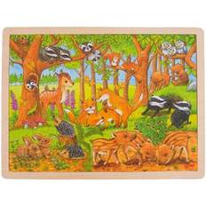 Goki Pussel Goki Baby Animals in the Forest 48 Bitar