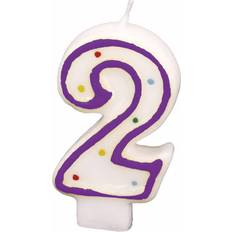 Amscan Cake Candles Number Light 2