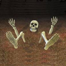 Halloween Skeletons Amscan Skeleton Ground breaker Lawn Beige