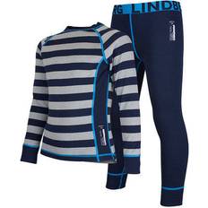 Lindberg Merino Set Junior - Navy Stripe (11930100)