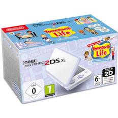 Nintendo 3DS Spelcomputers Nintendo New 2DS XL White & Lavender Tomodachi Life