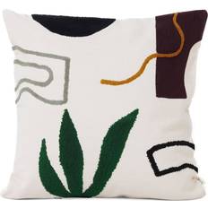 Ferm Living Mirage Coussin de Décoration Complet Blanc (50x50cm)