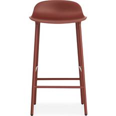 Normann Copenhagen Bar Stools Normann Copenhagen Form with Steel Legs Bar Stool 30.3"