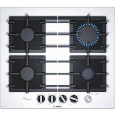 Bosch Plaques de cuisson encastrables Bosch Gas Cooktop PPP6A2M90 4 Fields White Color