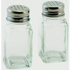 Glass Spice Mills Chef Aid - Salt Mill, Pepper Mill 2pcs