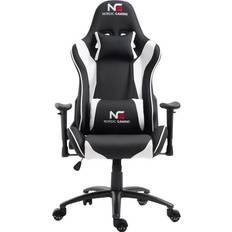 Nordic gaming racer gaming stol sort Nordic Gaming Racer Gamer chair - White/Black