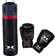 Sacca da Boxe Set da Boxe Hammer Set da boxe Cobra guantoni Nero Resistente unisex Boxing nero