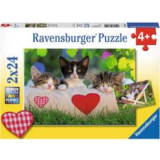 Jigsaw Puzzles Ravensburger Sleepy Kittens 2x24 Pieces