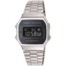 Casio Nainen Rannekellot Casio A168WEM-1EF harmaa silver