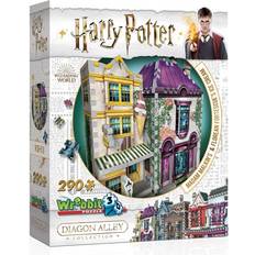 Harry Potter Puzzle 3D Wrebbit W3d-0510 Harry Potter 3d Puzzle 290 Pz Diagon Alley Madam Malkin's Florean Fortescue's Ice Cream