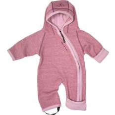 Vaaleanpunainen Fleecehaalarit Isbjörn of Sweden Woolly Onesie - Dusty Pink