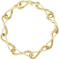 Diamanter - Gull Armbånd Georg Jensen Infinity Bracelet - Gold/White