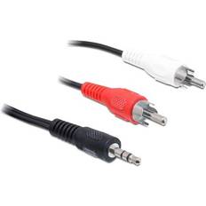 DeLock RCA-kablar DeLock 2RCA-3.5mm 3m