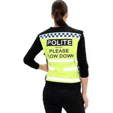 Green - Unisex Vests Equisafety Polite Notice Air Reflective