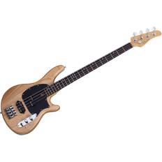 Beige Elektrische Bassen Schecter CV-4 Natural 4-string Bassguitar