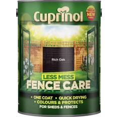 Cuprinol Less Mess Fence Care Wood Protection Brown 5L