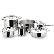 Lagostina Cookware Lagostina Batteria Sfiziosa Cookware Set with lid 10 Parts