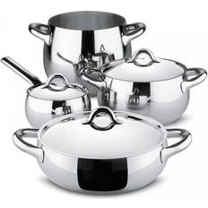 7 pcs Cookware Sets Alessi Mami Cookware Set with lid 7 Parts