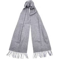 Barbour Plain Lambswool Scarf - Light Grey Marl