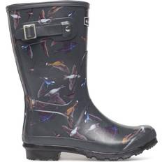 Grigio Stivali di gomma Lacrosse Welly 10 - Bird Print