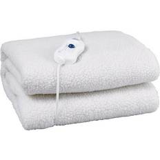 Comfort Control Teddy Fleece Luxury Heated Throw Double