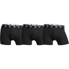 Men's Cotton Blend Trunks 3-pack - Black