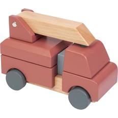 Sebra Legetøjsbil Sebra Wooden Fire Truck