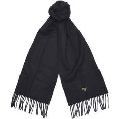 Barbour Plain Lambswool Scarf - Black