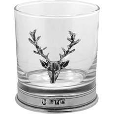 Silver Tumblers English Pewter Stag Head Tumbler 32.5cl