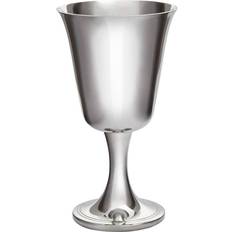 Silver Wine Glasses Wentworth Pewter Bell Goblet Large White Wine Glass, Red Wine Glass 19cl