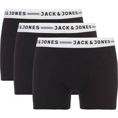 Goedkoop Herenondergoed Jack & Jones Sense Trunks 3-Pack Black