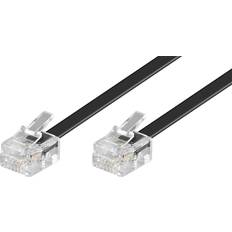 Goobay Modular 6P4C Flat RJ11-RJ11 6m